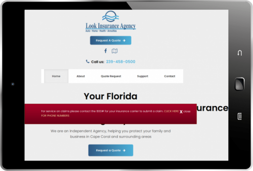Responsive for Mobile Tablets